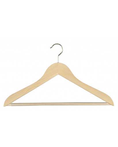 Lot de 5 cintres en bois, cintres en bois, cintres en bois en vrac,  finition lisse en noyer, cintres en bois de qualité supérieure pour costume  de vêtements 