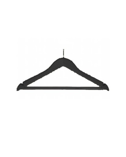 Cintre bois hôtel antivol - Encoches et barre - Lot de 100