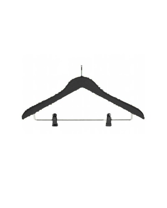 Cintre bois hôtel antivol à pinces - Lot de 100