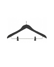 Cintre bois hôtel antivol à pinces - Lot de 100