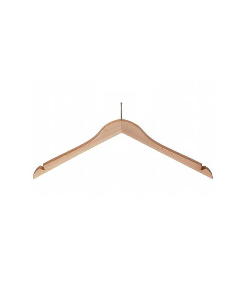 Lot de 300 cintres antivol bois chemise avec encoches